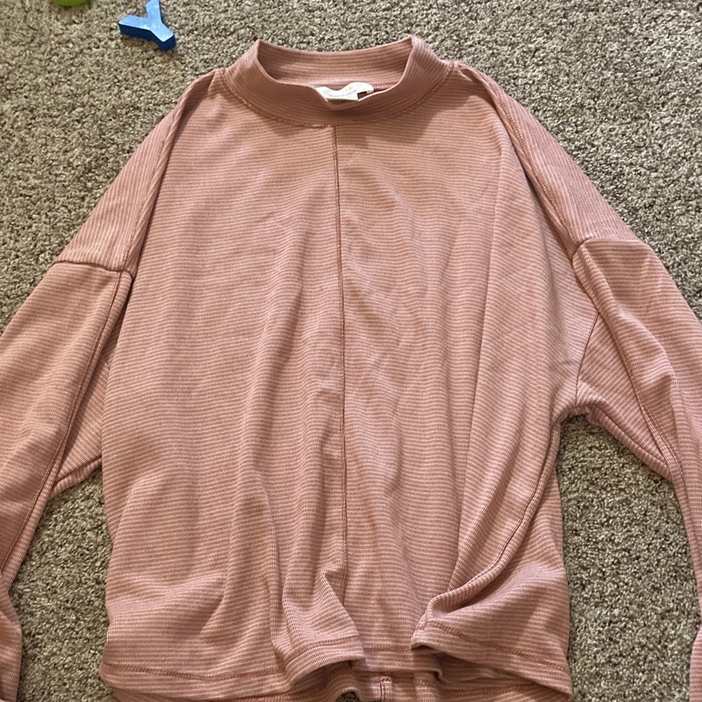 Pink Long Sleeve Top